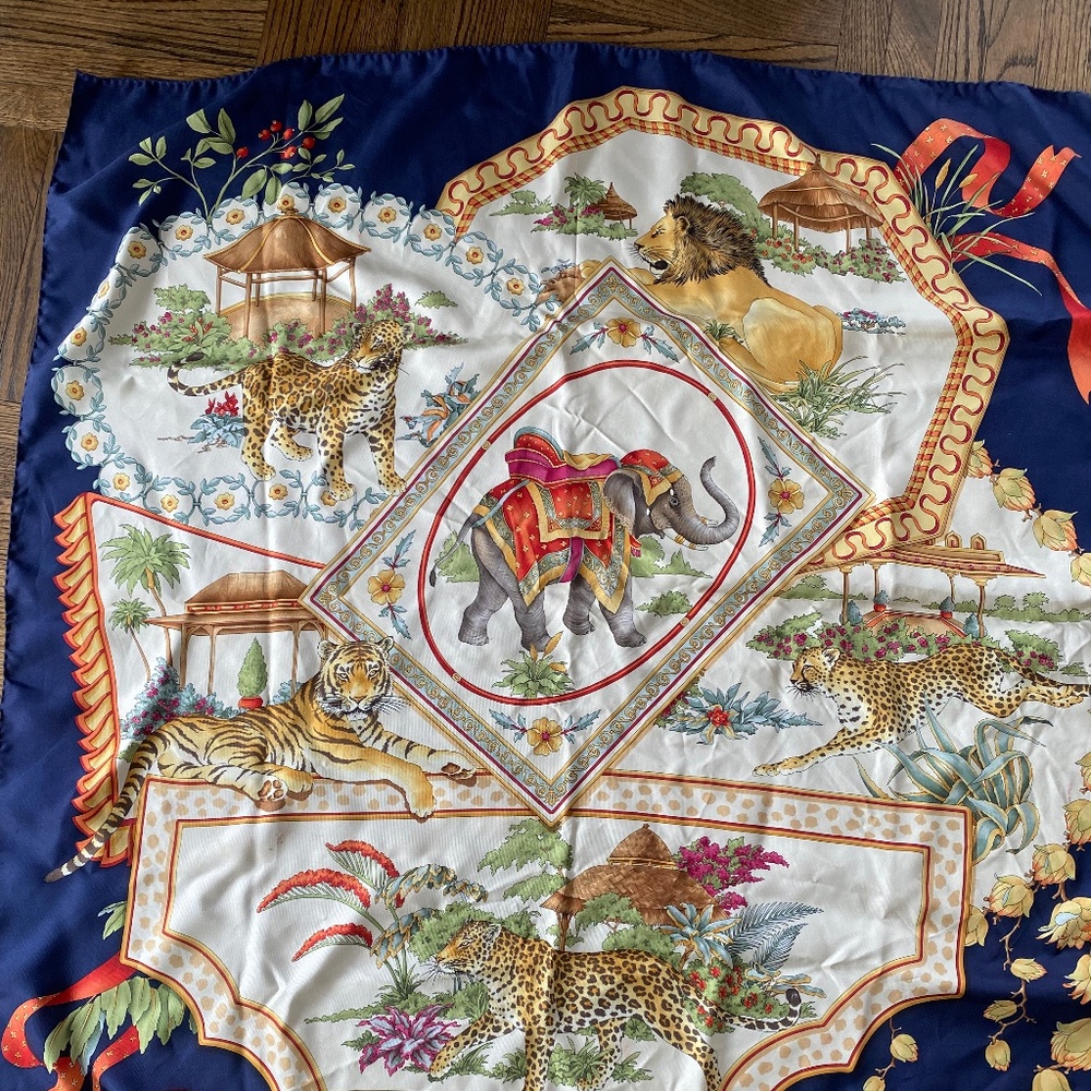100% silk scarf